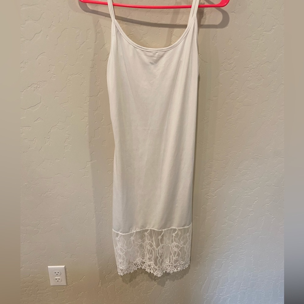 Lace slip dress